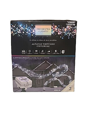 #ad Orchestra of Lights Lightshow Music Box with Speaker Universal Virtuoso 1290087 $124.95