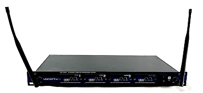 #ad VocoPro UHF 5800 Black 19quot; 4 Channel Handheld Wireless Microphone System $67.99