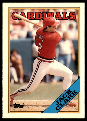 #ad 1988 Topps Tiffany Jack Clark Baseball Cards #100 $5.00
