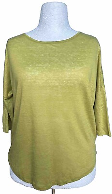 #ad EX Phase Eight Line Top Ladies Womens Blouse Top Green Ladies Cruise Holiday 12 GBP 15.99