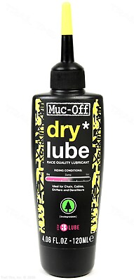 #ad Muc Off Dry 120ml Bicycle Chain Lube Bottle Road MTB CX Biodegradable 4oz $11.99
