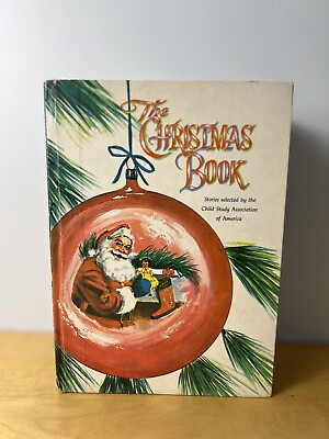 #ad Vintage 1954 quot;The Christmas Bookquot; of Holiday Stories by Whitman Publishing $18.52