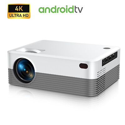 #ad Smart Projector Android 1080P 5G WiFi Bluetooth Video Home Theater HDMI USB Gift $72.99