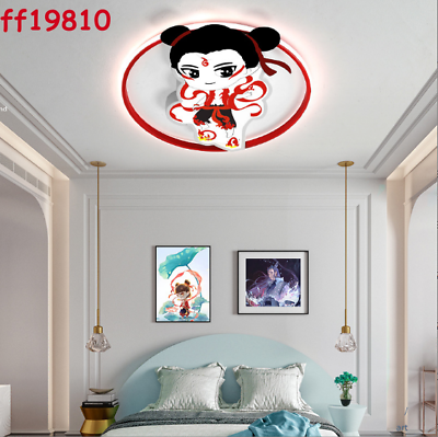 #ad Children#x27;s LED Ceiling Light Creative Bedroom Light Boy Girl#x27;s Dimmable Lighting $168.26