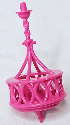 #ad Barbie Dream House 2015 Replacement Parts Pink Chandelier $12.99