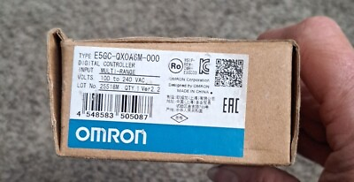 #ad OMRON E5GC QX0A6M 000 Multi Range Digital Controller $375.00