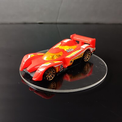 #ad Hot Wheels 2010 Red 24 OURS Race Car $7.95