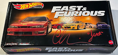 #ad Hot Wheels Fast amp; Furious 5 car box Factory Sealed Signed by Chad Lindberg Jesse $250.00