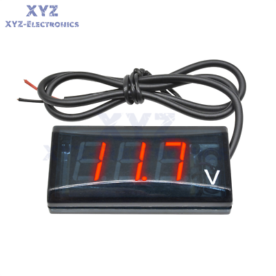#ad 12V Digital LED Display Voltmeter Voltage Gauge Panel Meter For Car Motorcycle $6.57