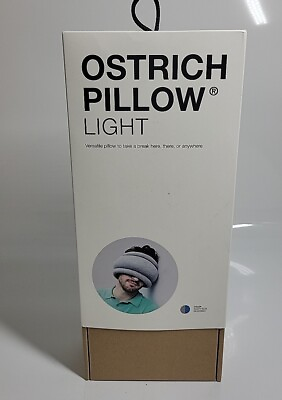 #ad Ostrichpillow Light Travel Pillow Airplane Pillow Blue Reef Reversible $42.49