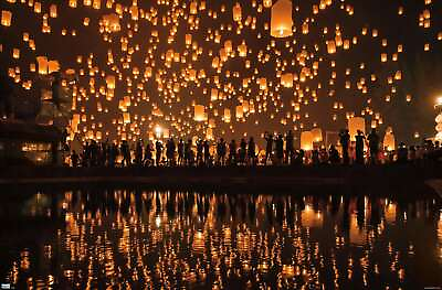 #ad Thousands of Lanterns Poster $22.99