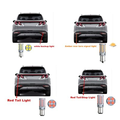 For Hyundai Tucson NX4 2022 2023 LED LED Car Turn Signal Backup Reverse Lights $13.50