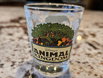 #ad Disney#x27;s Animal Kingdom Animal Print Shot Glass Featuring Tree Of Life Logo $18.00