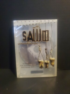 #ad SAW III 3 DVD Lionsgate Video Widescreen Unrated Edition Region 1 NEW Sealed $15.99