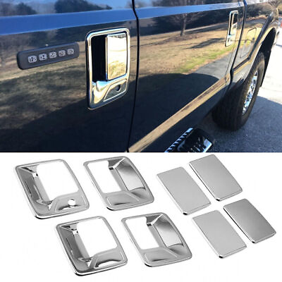 #ad Chrome Door Handle Covers For Ford F 250 F 350 F 450 Super Duty 4Doors 1999 2016 $16.89