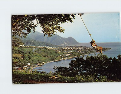 #ad Postcard Bird#x27;s eye view of Roseau from the Wireless Station Roseau Dominica $7.72