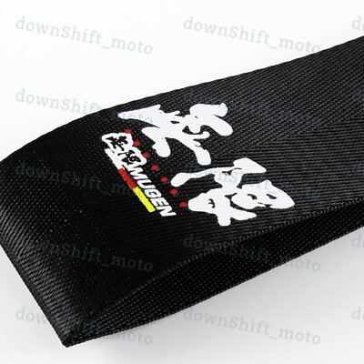 #ad High Strength MUGEN Tow Strap Front Rear Bumper Towing Hook for Honda Acura JDM $8.99