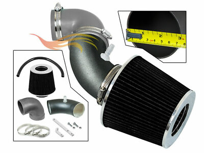 #ad BCP RW GREY For 06 08 Honda FIT Jazz 1.5L L4 Air Intake Kit System Filter $964.99
