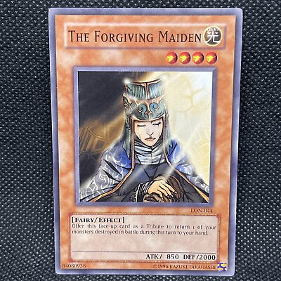 #ad Yugioh The Forgiving Maiden LON 044 Common Unlimited NM $2.99