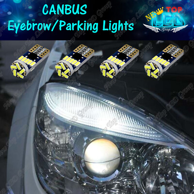 #ad 4x White CANBUS LED Eyebrow Eyelid Light Bulbs For Mercedes Benz W204 C300 C350 $13.99