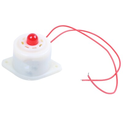 #ad 3 AC220V Industrial LED Blinker Red Alarm Siren Buzzer 100dB White H9L25669 $8.36