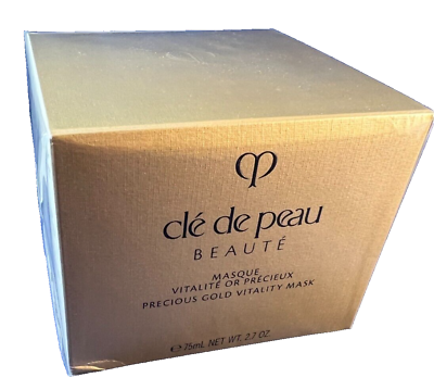 #ad Cle De Peau Beaute Precious Gold Vitality Mask 2.7oz NEW IN SEALED BOX $214.46
