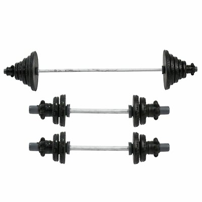 #ad Set of 3 Toy Dumbbell Barbell Weight Set Accessories for 6 Inch Action Figures $16.99