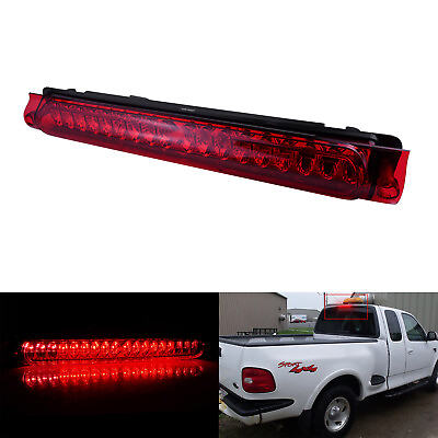 #ad Red amp; White LED 3RD High Mount Tail Brake Cargo Light Ford F150 F250 Excursion $28.85