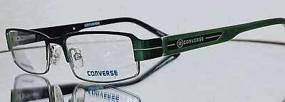 #ad CONVERSE Eyeglasses DJ FOREST Green NEW 49 17 135 Stainless Steel De Rigo REM $54.00