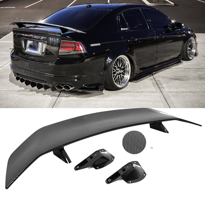 #ad 46quot; Carbon Fiber Look Racing Rear Trunk Spoiler GT Style Wing For ACURA TL $99.08