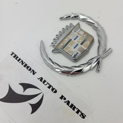 #ad 1994 Cadillac Deville Rear Side Door Pillar Emblem Badge Logo Nameplate $12.99