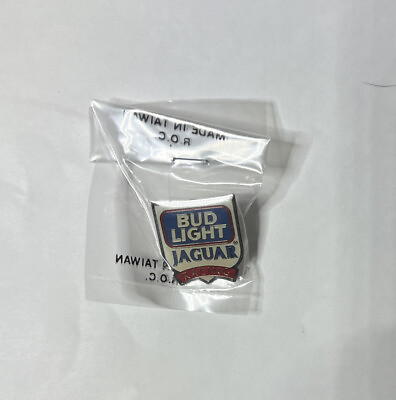 #ad Rare Vintage Bud Light Jaguar Racing Enamel Souvenir Lapel Pin $15.88