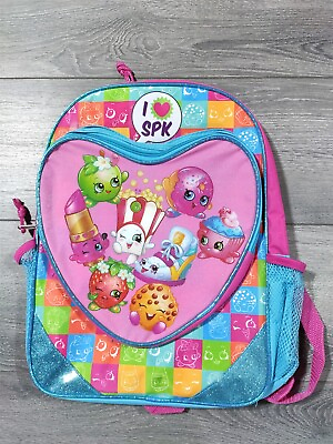 #ad Shopkins Backpack Girls 16quot; Cute School Book Bag Travel Bag $9.86