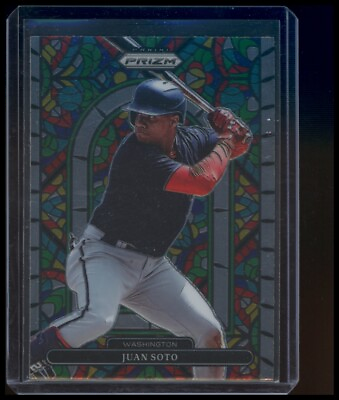 #ad 2022 Juan Soto Panini Prizm #SG 2 Stained Glass Nationals $1.50