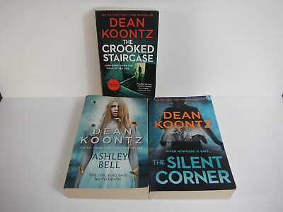 #ad Crooked Staircase Silent Corner Ashley Bell PB by Dean Koontz Mystery Murder AU $24.98
