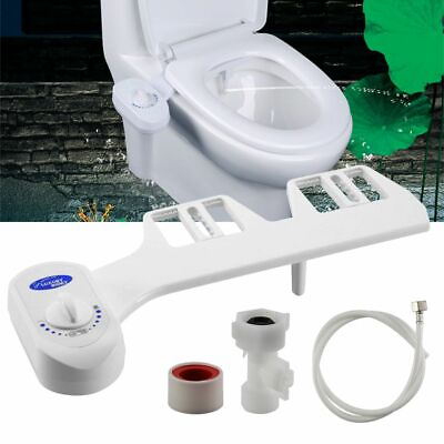 #ad Bathroom Bidet Toilet Seat Attachment Fresh Water Spray Clean Kit Non Electric $25.57