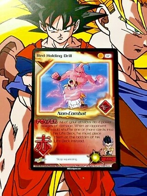 #ad 2003 Dragonball Z CCG Red Holding Drill #17 Gotenks $1.80