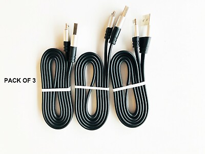 #ad 3 PACK FAST USB Sync Data Charger Cable Cord for Phone 6 7 8 Plus X $7.49