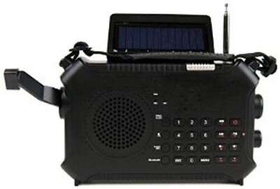 #ad NOAA Alert AM FM Radio W Bluetooth Solar Crank LED USB AC Adapter New KA700 $81.26
