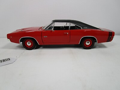 #ad ERTL 1 18 AMERICAN MUSCLE RED BLACK 1968 DODGE HEMI CHARGER R T VERY NICE *READ* $99.99