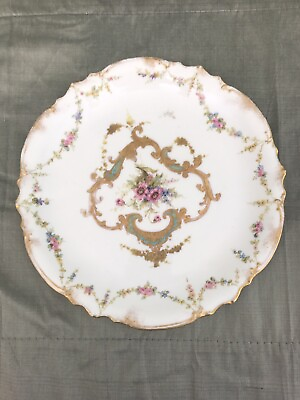 #ad Royal Crown Derby Set Of 9 Hand Painted Plates C 1891 $1620.00