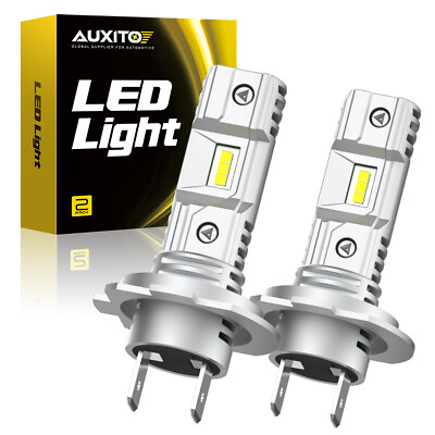 #ad 2x H7 LED Headlight Bulb Kit High Low Beam 20000LM 6500K Cool White Q10 EOA $23.74