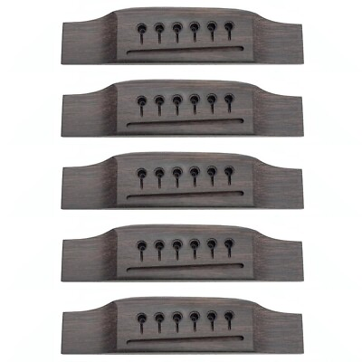 #ad 5x Acoustic Guitar Bridge Rosewood for Martin Guitar Saddle Nut Luthier Repair $17.49