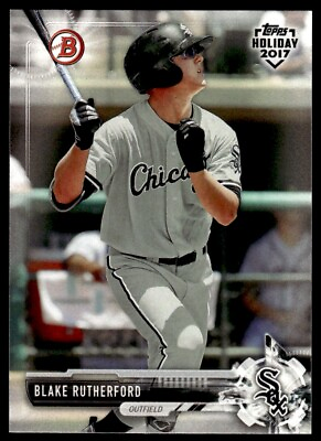 #ad 2017 Topps Holiday Bowman Blake Rutherford Chicago White Sox #TH BRU $1.00