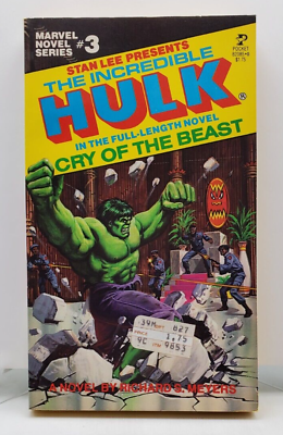 #ad Incredible Hulk: Cry of the Beast PB Meyers 1979 Pocket Books 1st print VF NM $57.95