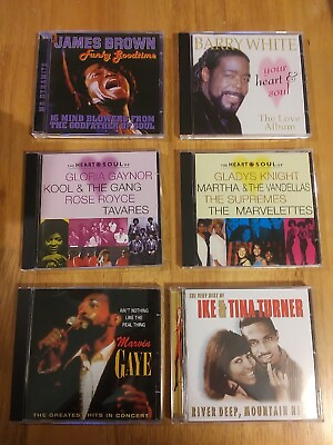 #ad Super Soul Superstars The Very Best 6 CD Collection 90 Songs Excellent Condition $20.99
