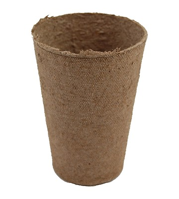 #ad Jiffy 3 Inch Round Deep Peat Pots Seed Starting Biodegradable #132 Case Qty 1080 $98.95