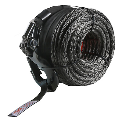 #ad VEVOR Synthetic Winch Rope Winch Line Cable 3 8quot; x 100#x27; 26500 lbs for SUV Truck $59.84