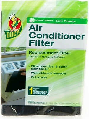 #ad REPLACEMENT Window AC Conditioner CONDITIONING FILTER 24quot; Reusable DUCK 1285234 $21.13