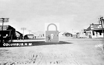 #ad Street View Columbus New Mexico NM Reprint Postcard $4.99
